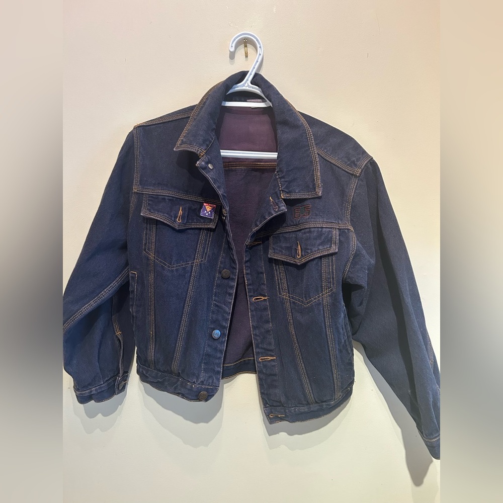 Vintage Purple Denim Jacket